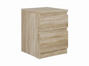 Тумба КАСТОР малая с двумя ящиками, цвет Дуб Сонома в Губахе - gubaha.mebel24.online | фото
