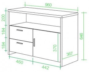 Тумба комбинированная Домино Lite ТБЛ в Губахе - gubaha.mebel24.online | фото 2