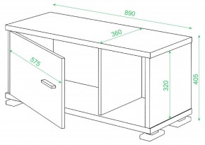 Тумба комбинированная Домино нельсон СБ-30/1 в Губахе - gubaha.mebel24.online | фото 2