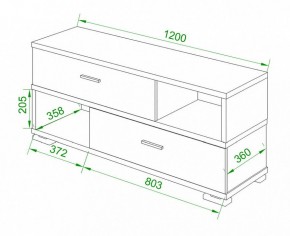 Тумба комбинированная Домино нельсон СБ-40/2 в Губахе - gubaha.mebel24.online | фото 2