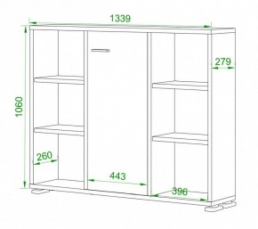 Тумба комбинированная Домино ПУ-60-2 в Губахе - gubaha.mebel24.online | фото 2