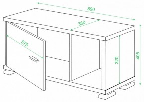 Тумба комбинированная Домино СБ-30/1 в Губахе - gubaha.mebel24.online | фото 3