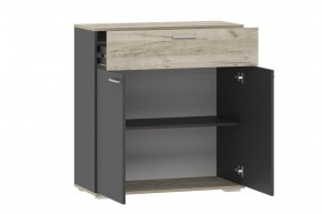 Тумба НМ 013.77 "Санти" (Антрацит/Крафт Серый) в Губахе - gubaha.mebel24.online | фото 2