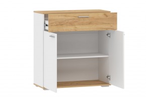 Тумба НМ 013.77 "Санти" (Белый/Крафт Золотой) в Губахе - gubaha.mebel24.online | фото 2