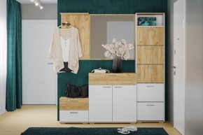Тумба НМ 013.77 "Санти" (Белый/Крафт Золотой) в Губахе - gubaha.mebel24.online | фото 3