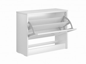 Тумба ОРИОН с одной полкой для обуви, цвет белый в Губахе - gubaha.mebel24.online | фото 2