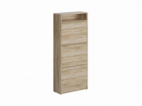 Тумба ОРИОН с тремя полками для обуви, цвет Дуб Сонома в Губахе - gubaha.mebel24.online | фото