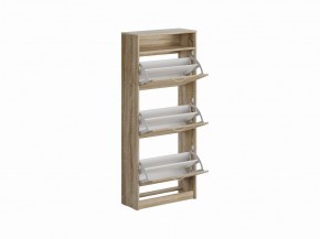 Тумба ОРИОН с тремя полками для обуви, цвет Дуб Сонома в Губахе - gubaha.mebel24.online | фото 2