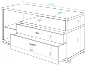 Тумба под ТВ Домино ТК-10М в Губахе - gubaha.mebel24.online | фото 2