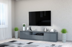 Тумба под ТВ "Хилтон" (Графит) в Губахе - gubaha.mebel24.online | фото