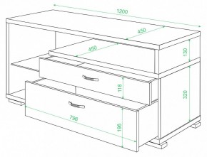 Тумба под ТВ ТК-10 М в Губахе - gubaha.mebel24.online | фото 2