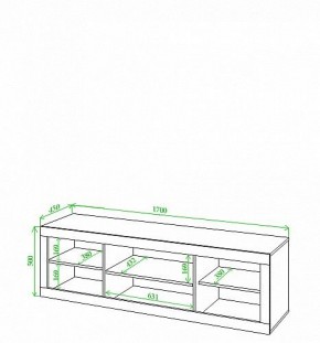 Тумба под ТВ Toivo Кон170 в Губахе - gubaha.mebel24.online | фото 2