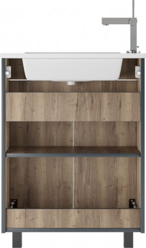 Тумба под умывальник "Modul 60"Dolche Dark без ящика Домино (DD5403T) в Губахе - gubaha.mebel24.online | фото 4