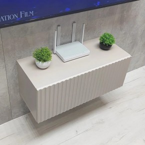 Тумба подвесная под ТВ LINES MTV3-MA 900 Бежевый (Леда-М 10.1.5) в Губахе - gubaha.mebel24.online | фото 8