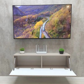 Тумба подвесная под ТВ LINES MTV4-MA 1150 Бежевый (Леда-М 10.1.5) в Губахе - gubaha.mebel24.online | фото 3