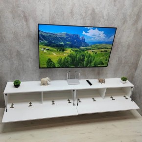 Тумба подвесная под ТВ LINES MTV4-MA 1150 Белый матовый (Белый-M 10.1.2) в Губахе - gubaha.mebel24.online | фото 11