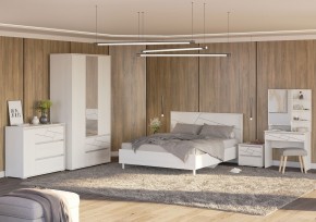 АДЕЛИНА Тумба прикроватная (белый рамух) в Губахе - gubaha.mebel24.online | фото 3