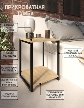 Тумба прикроватная "Лофт" (Лф.Т-2) в Губахе - gubaha.mebel24.online | фото 4