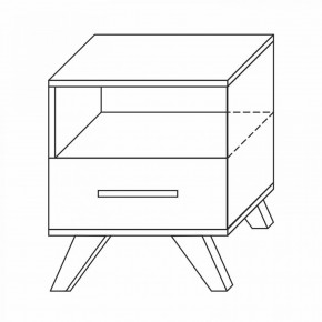 Тумба прикроватная Вега Скандинавия в Губахе - gubaha.mebel24.online | фото 8