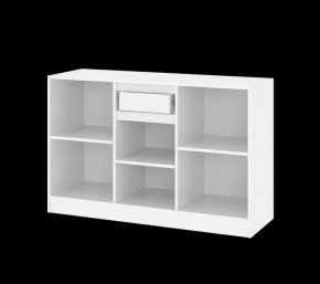 Тумба ТВ малая Парус (Белый/Графит) в Губахе - gubaha.mebel24.online | фото 5