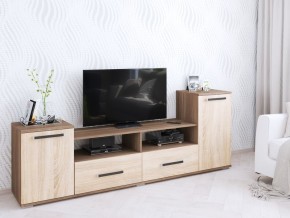 Тумба ТВ Парус-2 ясень шимо/дуб сонома в Губахе - gubaha.mebel24.online | фото