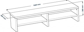 ТВ-тумба Энкель ТВ16, тамбурат, цвет дуб беленый в Губахе - gubaha.mebel24.online | фото 3