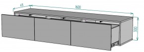 ТВ тумба подвесная TV80 (3 ящика) в Губахе - gubaha.mebel24.online | фото 2