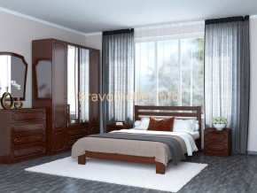 ВЕРОНИКА Кровать из массива 1400 в Губахе - gubaha.mebel24.online | фото 3