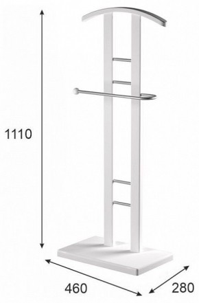 Вешалка для костюма Галант 321 в Губахе - gubaha.mebel24.online | фото 10
