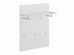 Вешалка СИРИУС настенная с полкой, цвет белый в Губахе - gubaha.mebel24.online | фото 2