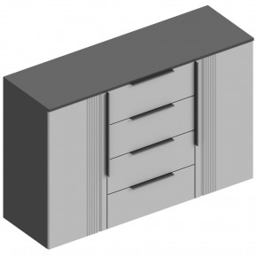 ВИТА Комод 2-ств c 4 ящиками в Губахе - gubaha.mebel24.online | фото