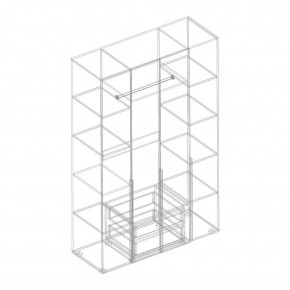 ВИТА Шкаф 4-ств с зеркалом в Губахе - gubaha.mebel24.online | фото 2