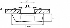 Встраиваемый светильник Lightstar Flutto 006430 в Губахе - gubaha.mebel24.online | фото 3