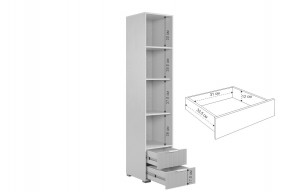 ЗЕФИР Гостиная К1 (белое дерево/белый муар) в Губахе - gubaha.mebel24.online | фото 6